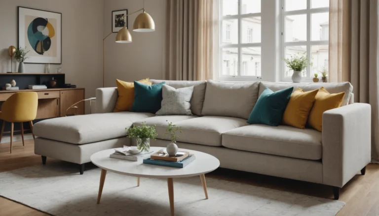 canapé avec assise de 50 cm