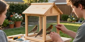 comment faire une volière pour oiseaux